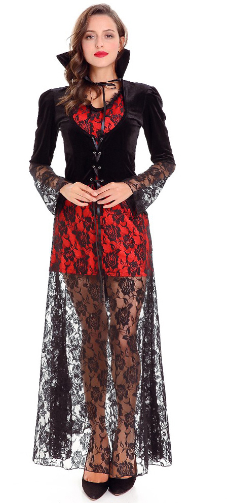 Готическое платье Вампирши