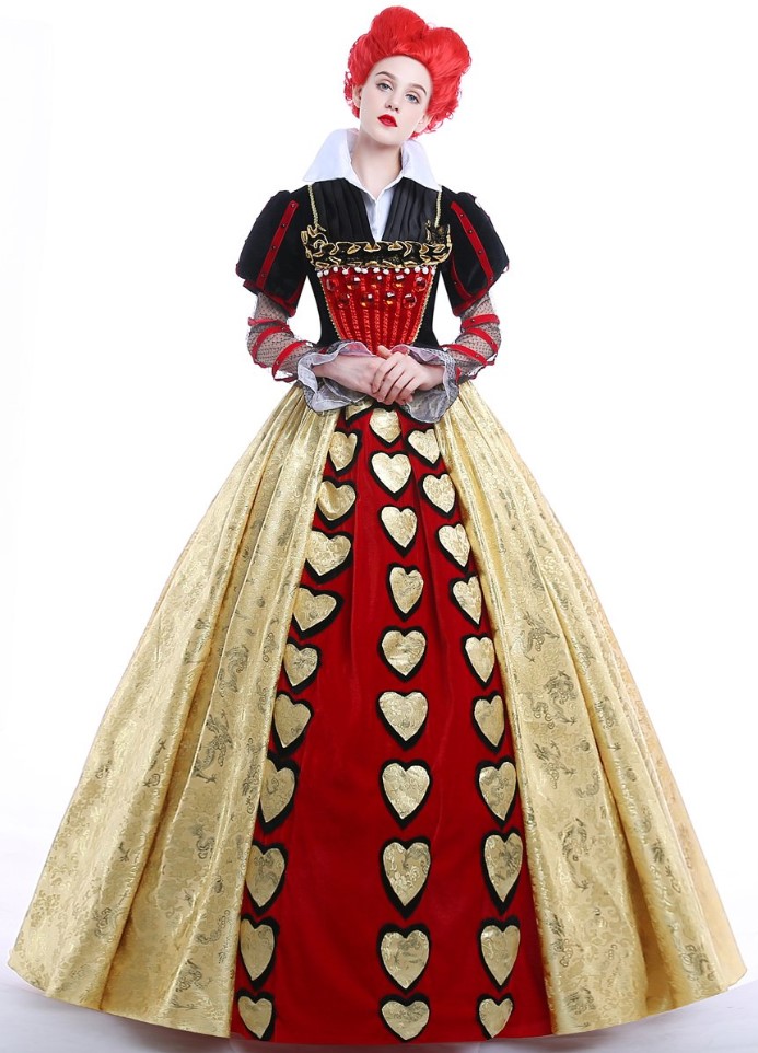 Платье Королевы из Алисы в стране Чудес