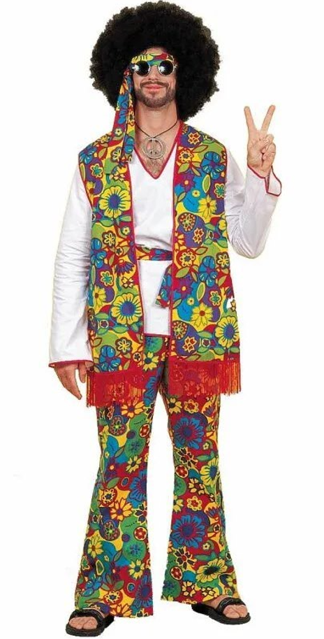 Мужской костюм Хиппи из 70-х