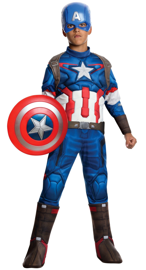 Детский костюм Капитана Америки - Люкс