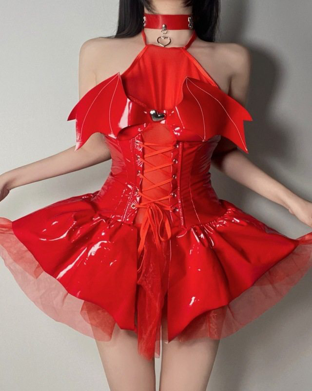 Эротический костюм Дьяволицы (красный).