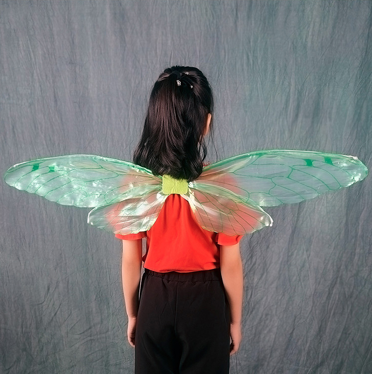 Крылья Стрекозы (зеленый хамелеон)