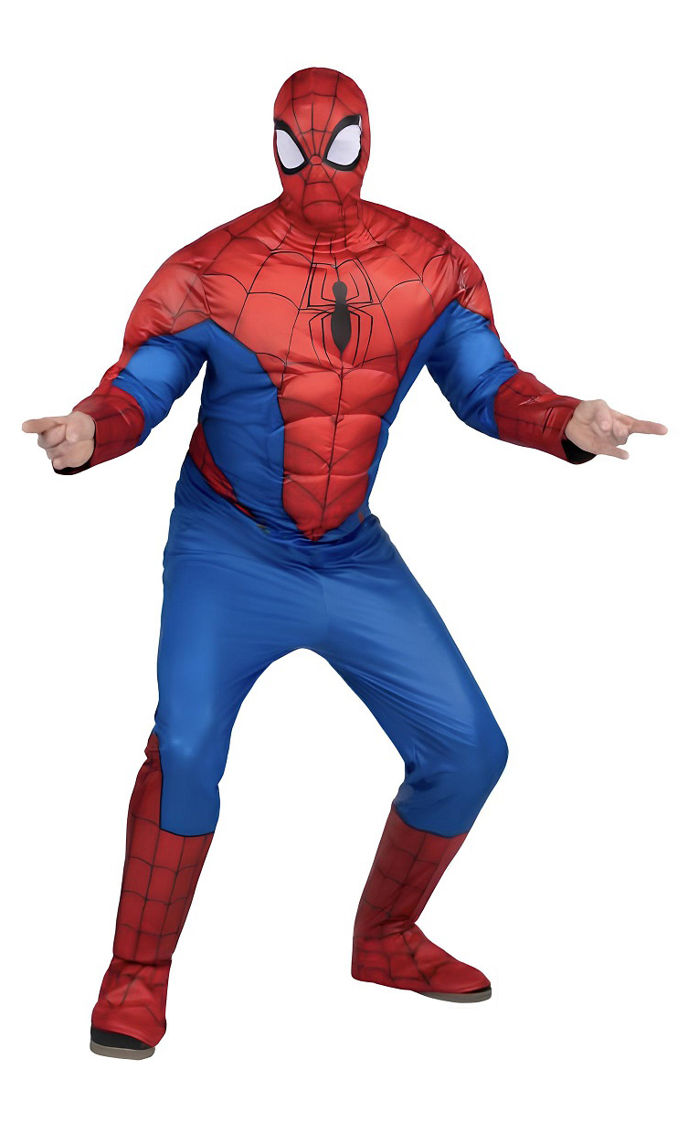 Костюм Человека-паука с реалистичными мышцами