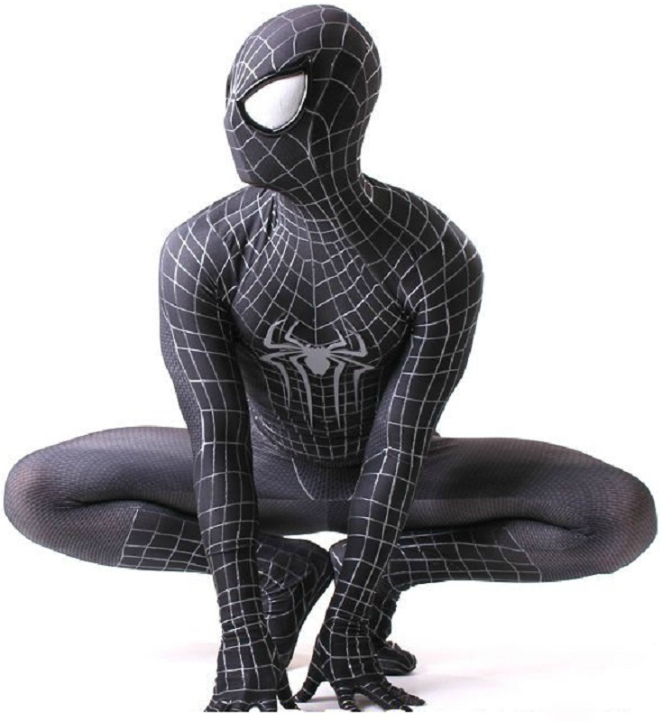 Костюм Черного Человека-паука из спандекса