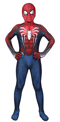 Костюм Человека паука из игры Spider-Man 2 с пластиковыми глазами