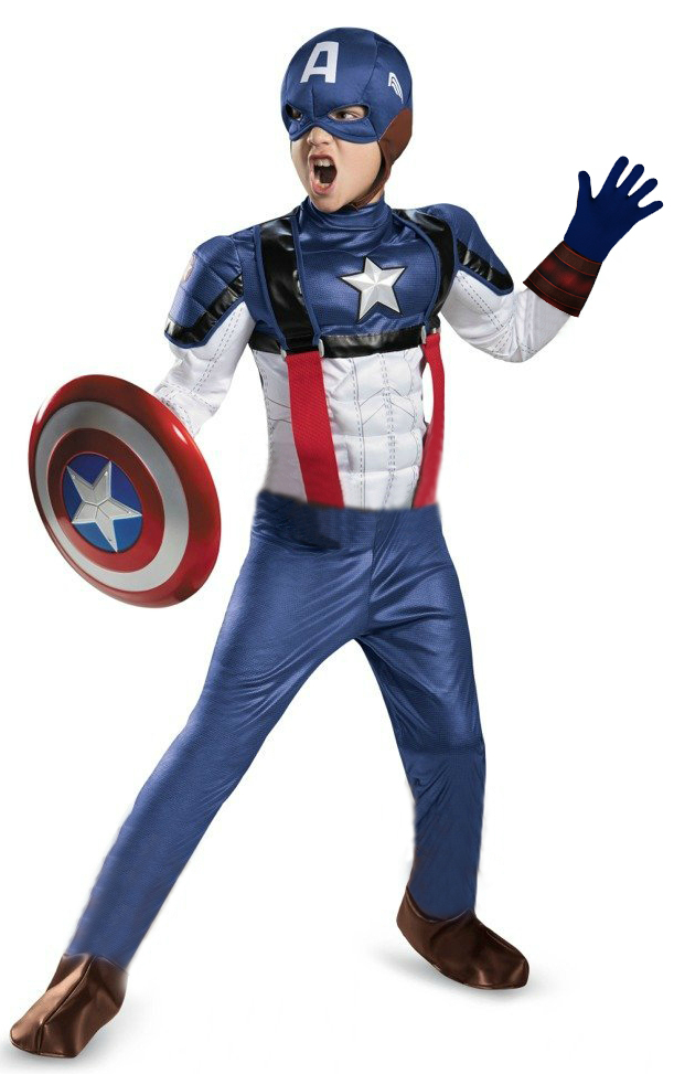 Костюм Капитана Америки со щитом