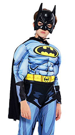 Детский костюм Бэтмена с мягкими мышцами