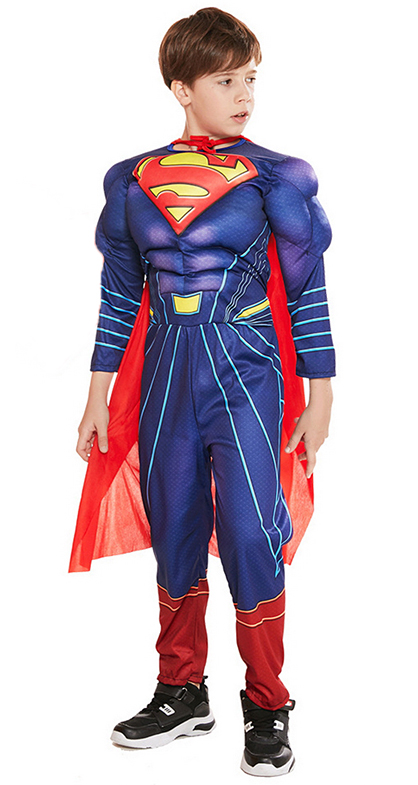 Детский костюм Супермена с мягкими мышцами