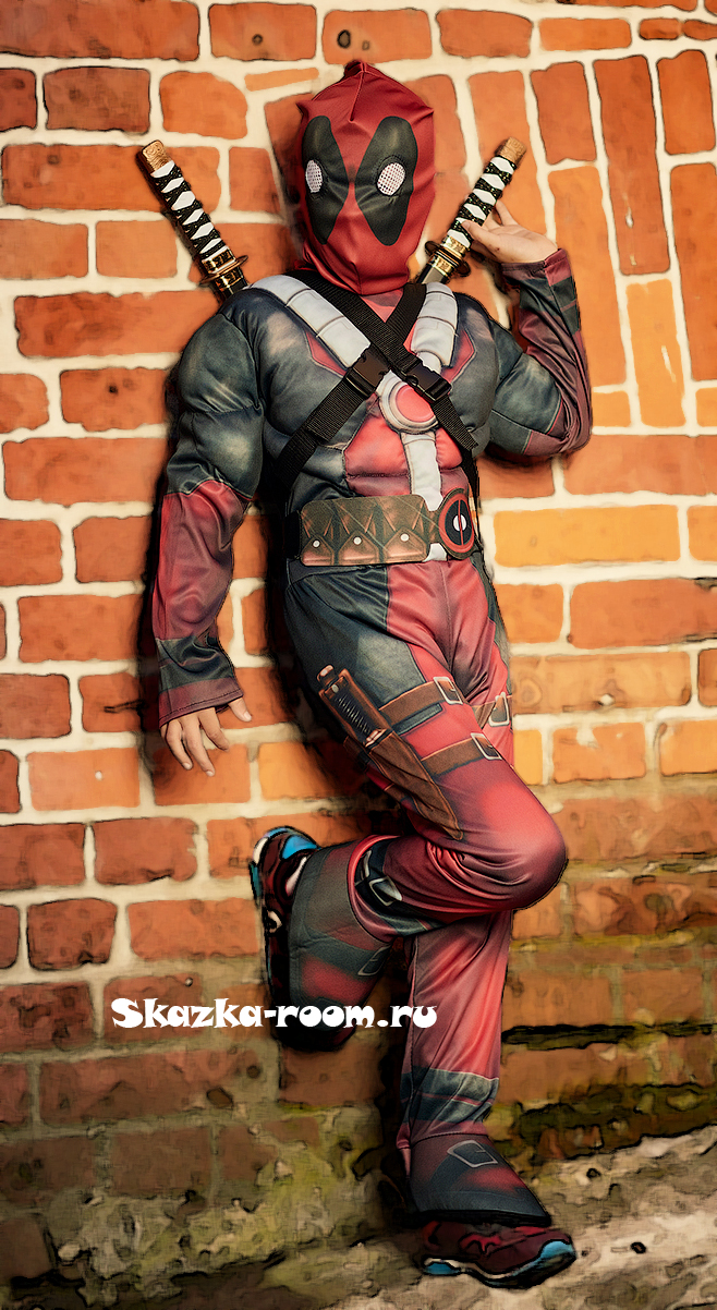 Детский костюм Deadpool - Deluxe