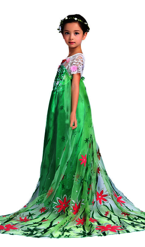 Платье Эльзы (зеленое)