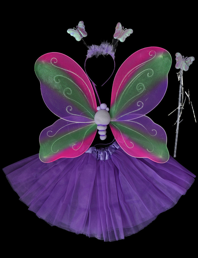 Костюм Бабочки с фиолетовой юбкой