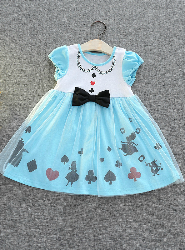 Платье для девочки Алиса в стране Чудес