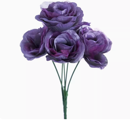 Фиолетовый букет цветов