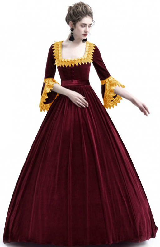 Историческое Викторианское платье