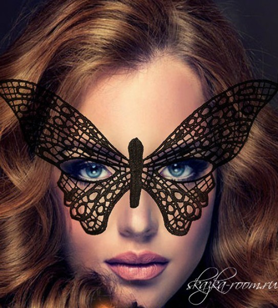 Кружевная маска Бабочка