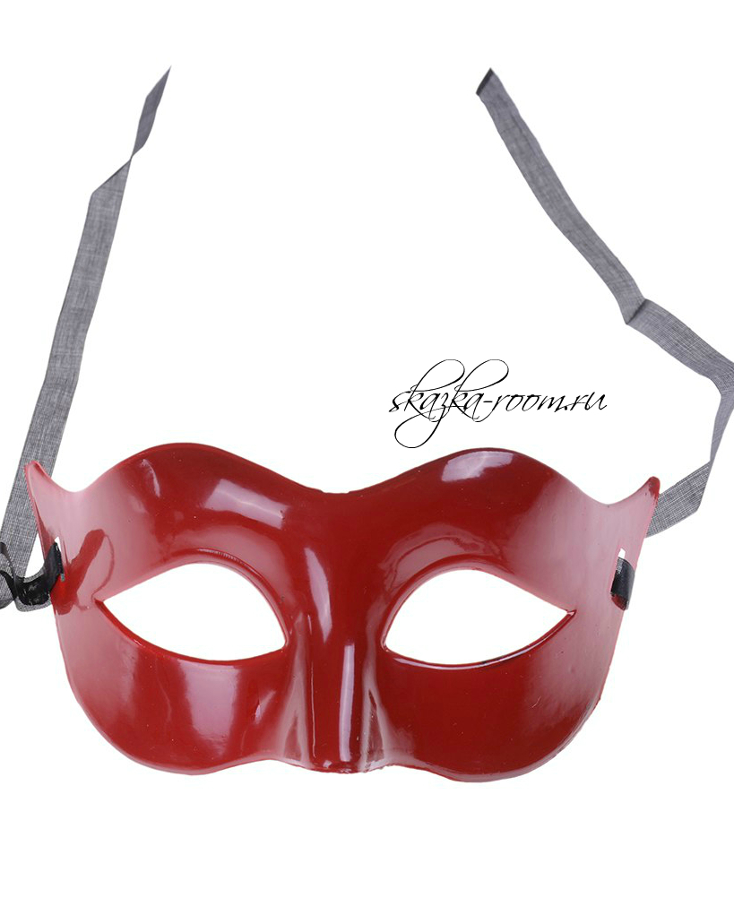 Венецианская классическая маска (красная)