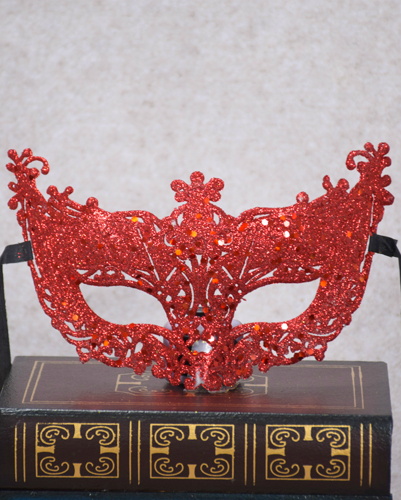Венецианская маска Матильда (красная)