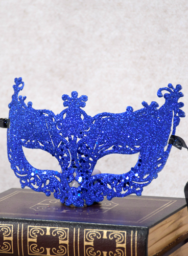 Венецианская маска Матильда (синяя)