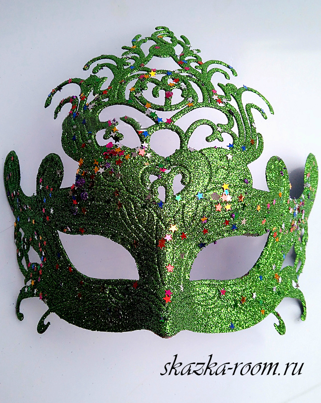 Венецианская маска Либерти (зеленая)