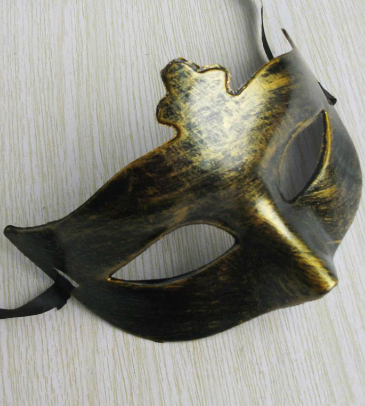 Венецианская классическая маска - 2 (золотая)
