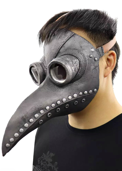 Резиновая маска Чумного Доктора