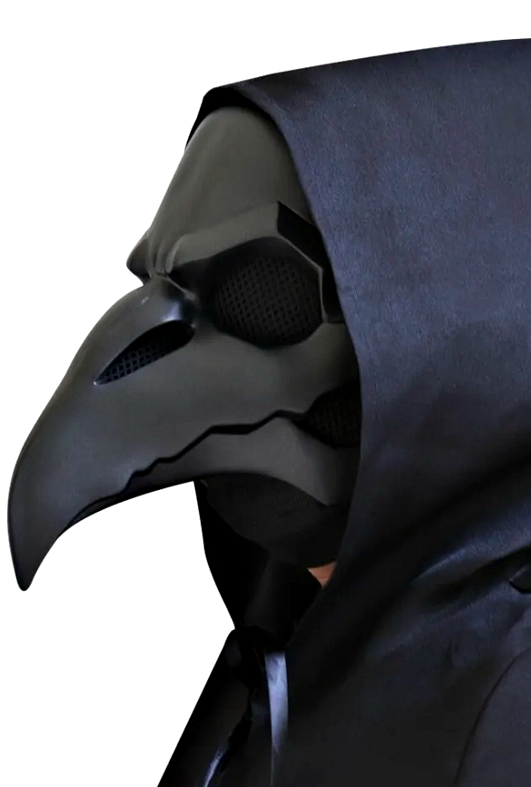Пластиковая маска Чумного Доктора
