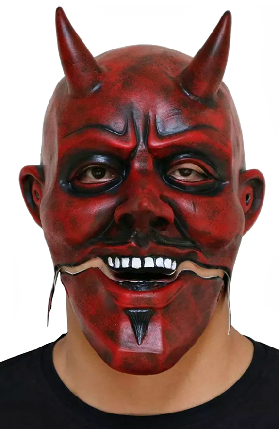 Резиновая маска Сатаны