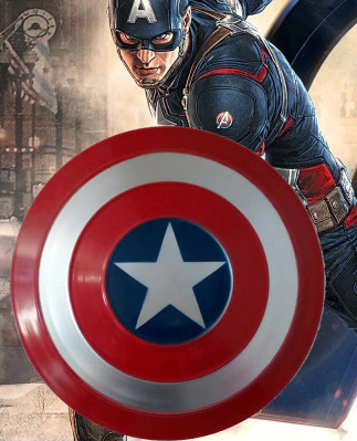 Металлический щит Капитана Америки