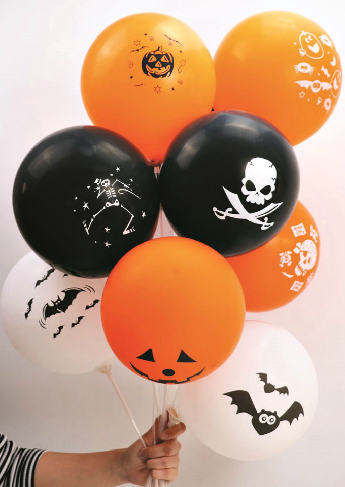 Воздушные шарики на Хэллоуин