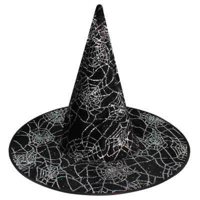 Шляпа Ведьмы с белой паутиной