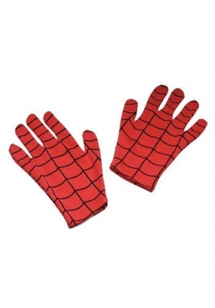 Перчатки Человека паука детские (красные)
