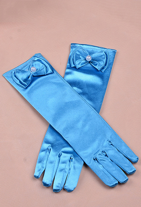 Детские перчатки (голубые)
