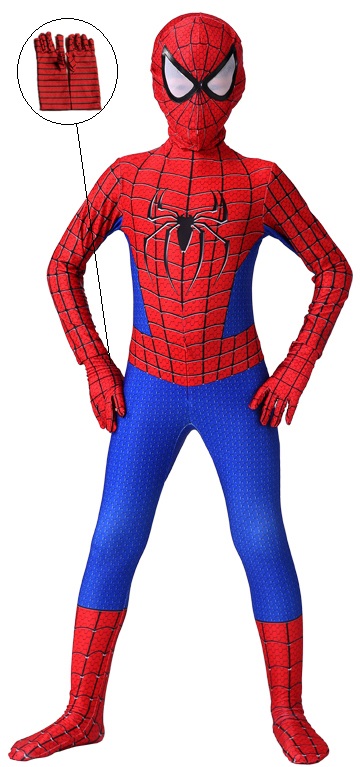 Костюм Человека-паука с перчатками