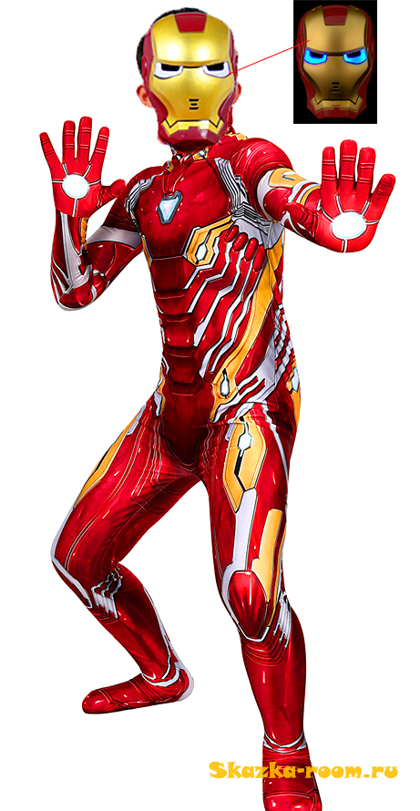 Детский костюм Железного человека из спандекса