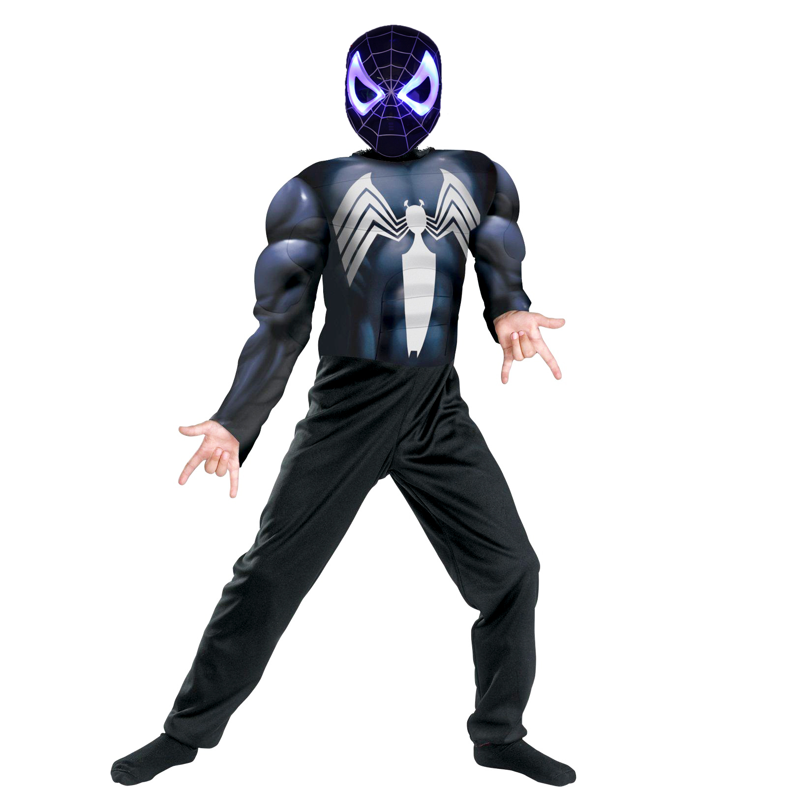 Черный костюм из человека паука